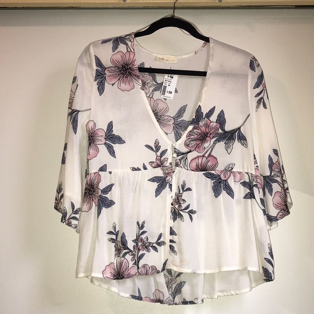 Women’s summer floral top